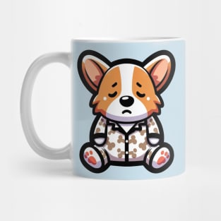 sleepy corgi Mug